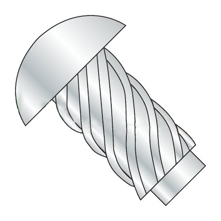 Newport Fasteners Self-Drilling Screw, #6 x 1/4 in, Cadmium Steel Domed Head U Drive Drive, 4000 PK 160121